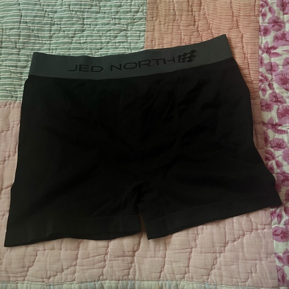 L/XLStretch Knit Jed North Boxer Trunk  (LOT of 2) Maroon pair & Black pair - Picture 2 of 2